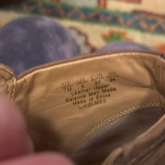 Franco Sarto Brown Leather Ankle Boots Womens 7M Buckle Zip Low Heel Booties - Picture 4 of 5